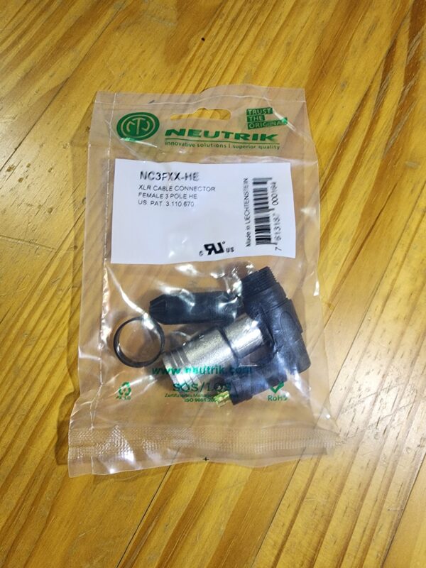 conector hembra volante xlr volante alta calidad