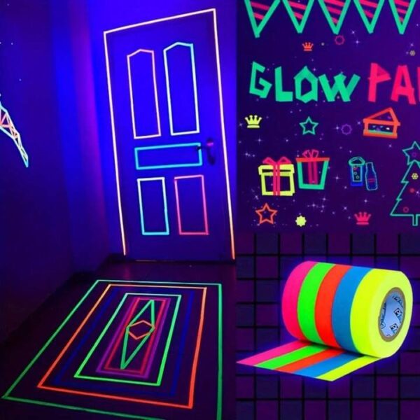 Cinta de tela 5 colores neon - Imagen 3
